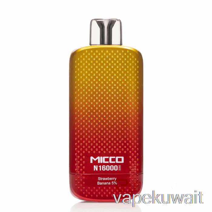 Horizontech Micco N16000 مجموعة Vape الفراولة والموز للاستعمال مرة واحدة